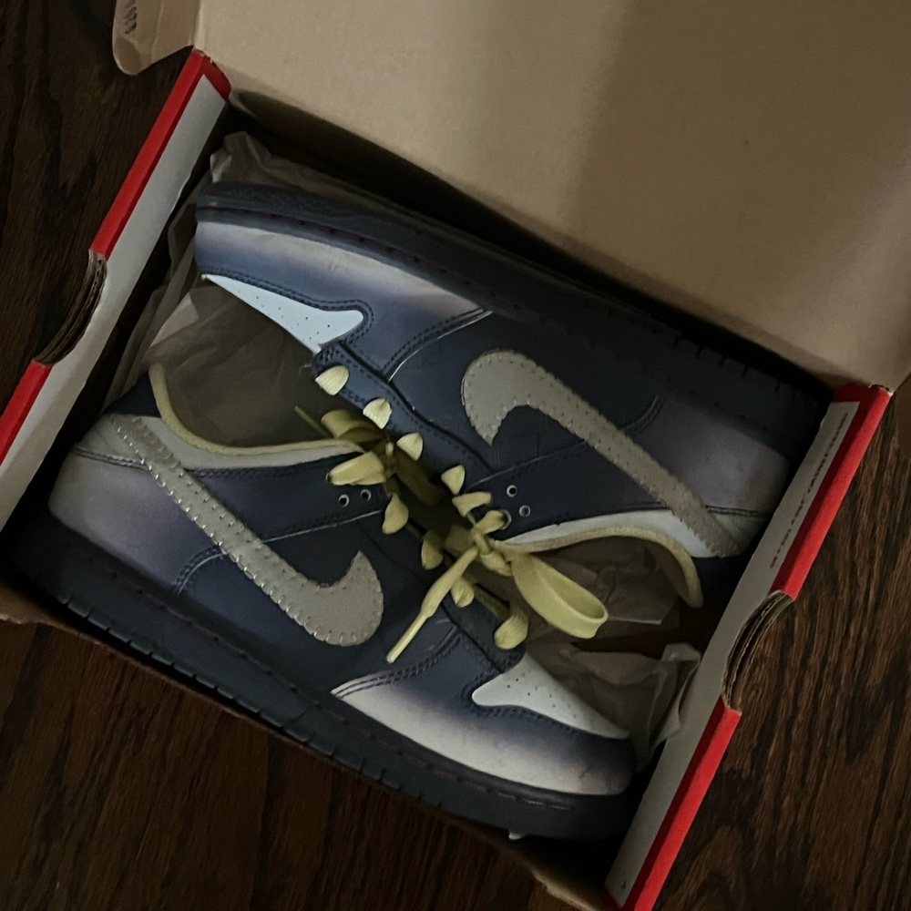 Nike Kids Sneakers in Blue and White